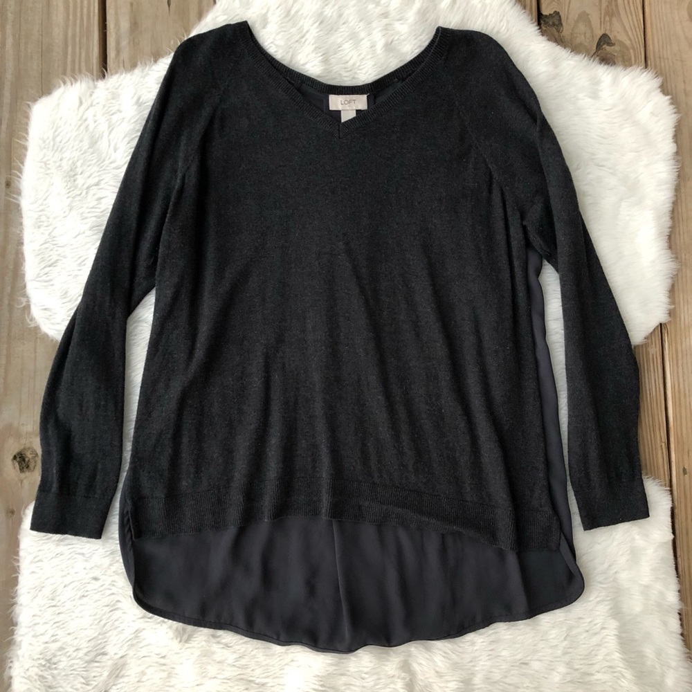 Loft Dark Grey Sweater